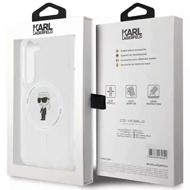 Karl Lagerfeld IML Ikonik MagSafe case for Samsung Galaxy S24 - transparent 14
