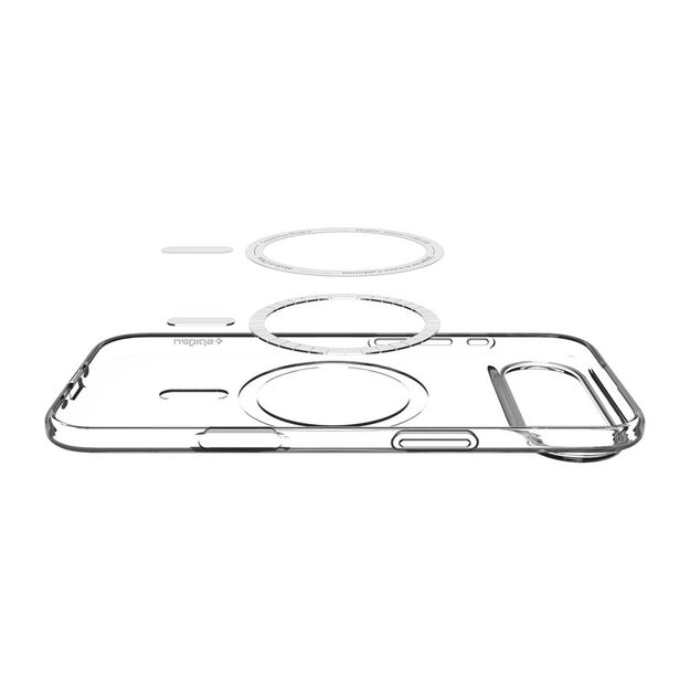 Spigen Liquid Crystal MagSafe Case for iPhone 17 Air - Clear and White 4