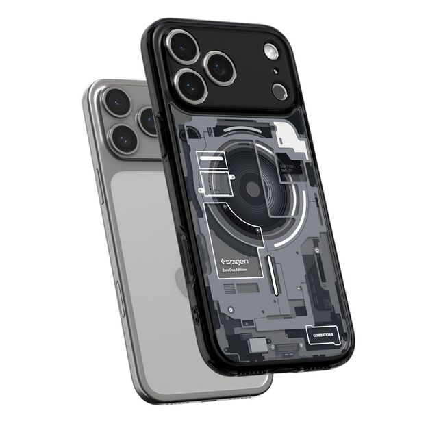 Spigen Ultra Hybrid MagSafe Case for iPhone 17 Pro Zero One - Black 6