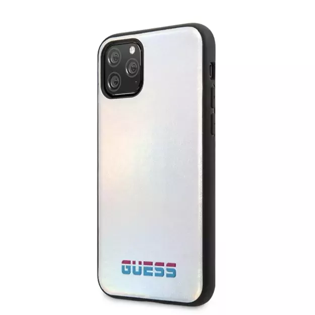 Guess GUHCN58BLD iPhone 11 Pro silver/silver hard case Iridescent 1