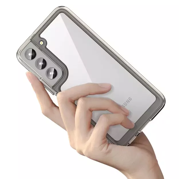 Outer Space Case Cover for Samsung Galaxy S22 + (S22 Plus) Hard Cover with Gel Frame Red 8