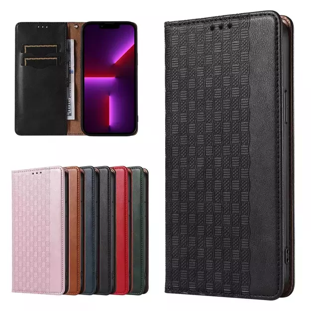 Magnet Strap Case Case for iPhone 13 Pro Max Pouch Wallet + Mini Lanyard Pendant Black 1