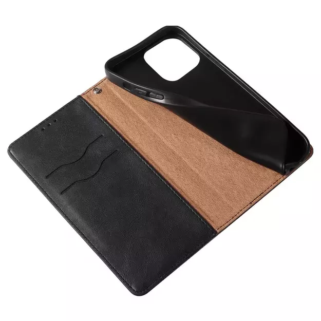 Magnet Strap Case Case for iPhone 13 Pro Max Pouch Wallet + Mini Lanyard Pendant Black 11