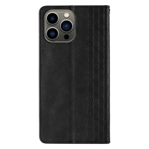Magnet Strap Case Case for iPhone 13 Pro Max Pouch Wallet + Mini Lanyard Pendant Black 17