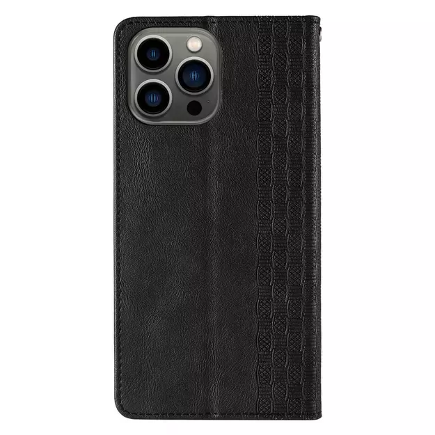 Magnet Strap Case Case for iPhone 13 Pro Max Pouch Wallet + Mini Lanyard Pendant Black 5