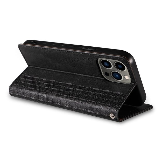 Magnet Strap Case Case for iPhone 13 Pro Max Pouch Wallet + Mini Lanyard Pendant Black 21