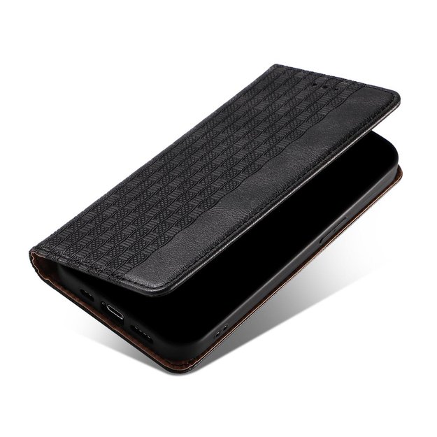 Magnet Strap Case Case for Samsung Galaxy S22 + (S22 Plus) Pouch Wallet + Mini Lanyard Pendant Black 6