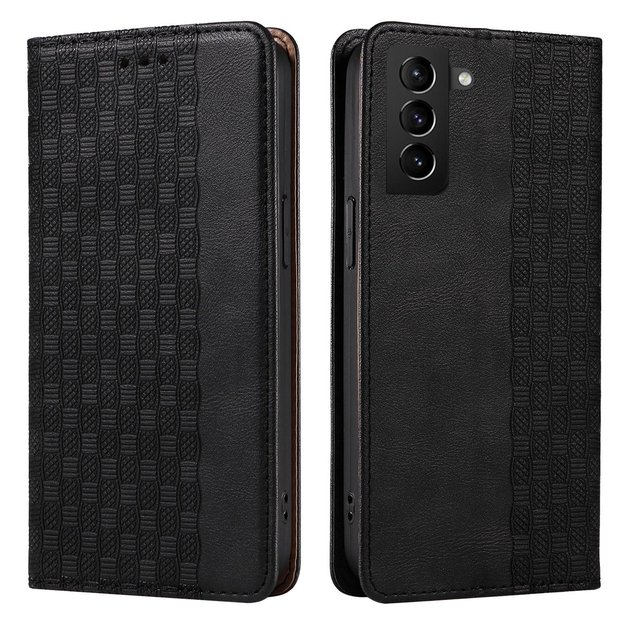 Magnet Strap Case Case for Samsung Galaxy S22 + (S22 Plus) Pouch Wallet + Mini Lanyard Pendant Black 11