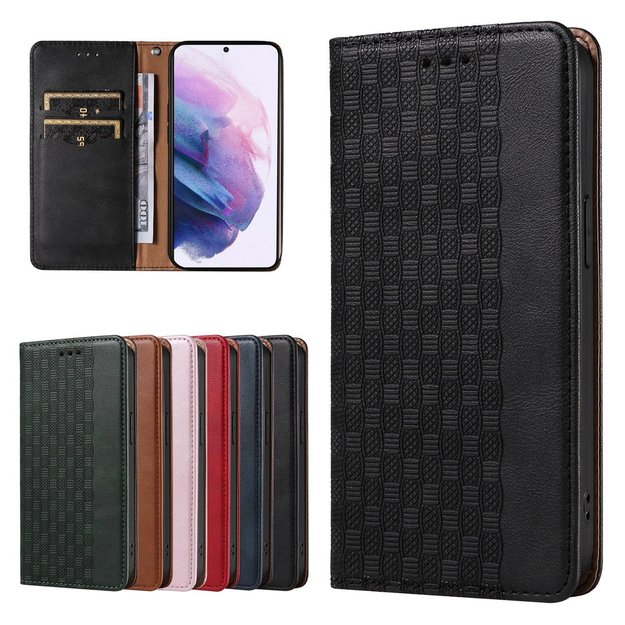 Magnet Strap Case Case for Samsung Galaxy S22 + (S22 Plus) Pouch Wallet + Mini Lanyard Pendant Black 1