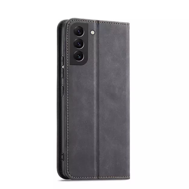 Magnet Fancy Case Case for Samsung Galaxy S22 + (S22 Plus) Pouch Wallet Card Holder Black 22