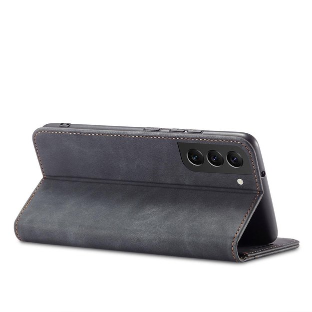 Magnet Fancy Case Case for Samsung Galaxy S22 + (S22 Plus) Pouch Wallet Card Holder Black 4