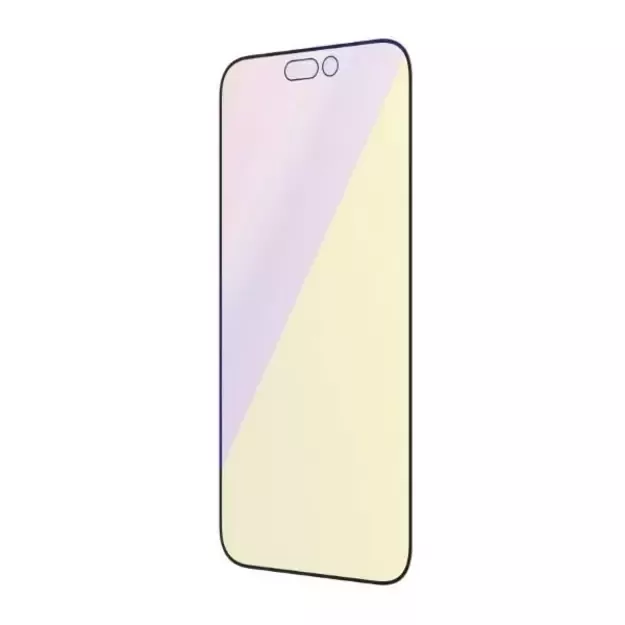 PanzerGlass Ultra-Wide Fit Antibacterial Tempered Glass with Blue Light Filter and Positioner for iPhone 14 Pro Max 4