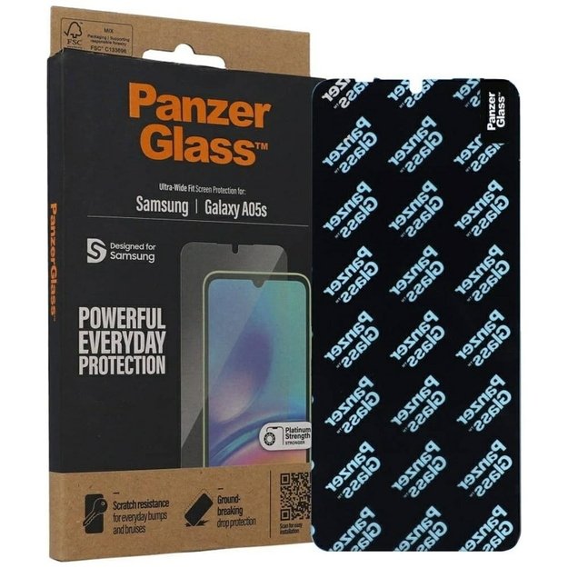 PanzerGlass Ultra-Wide Fit tempered glass for Samsung Galaxy A05s 2