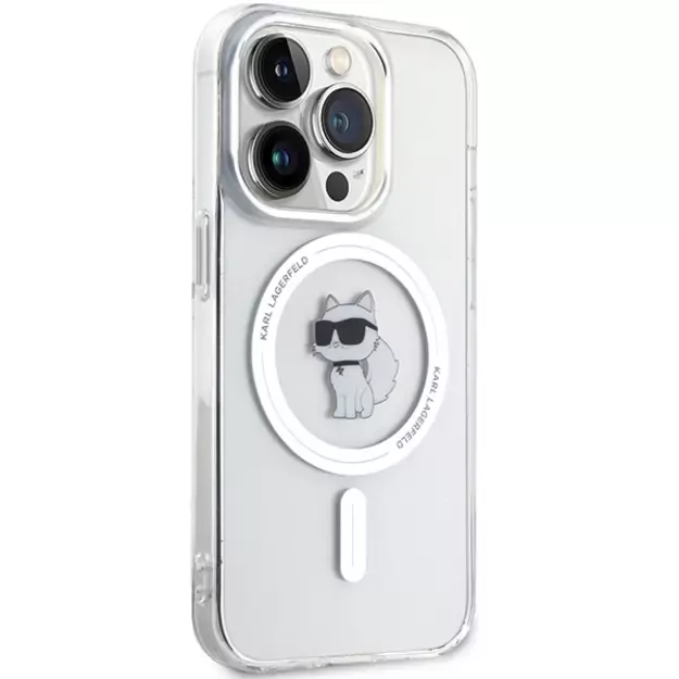 Karl Lagerfeld IML Choupette MagSafe case for iPhone 14 Pro - transparent 10