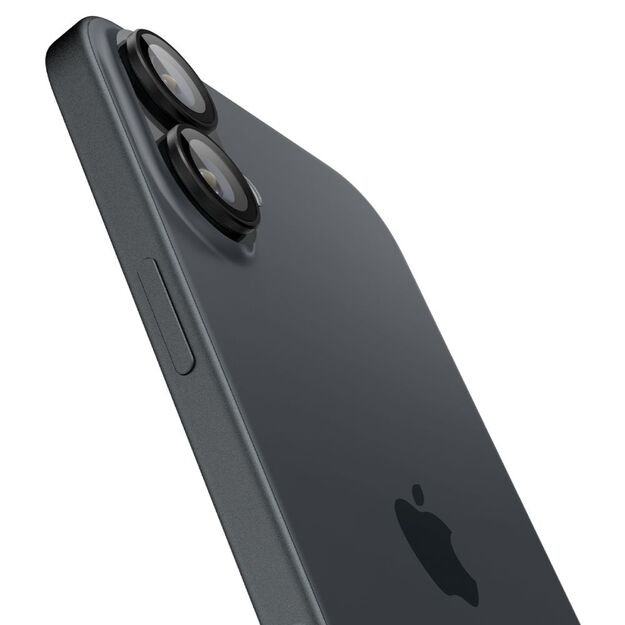 Spigen Glass tR EZ Fit Optik Pro Tempered Glass for iPhone 16 / 16 Plus / 17 Camera (2 pcs.) - Black 3