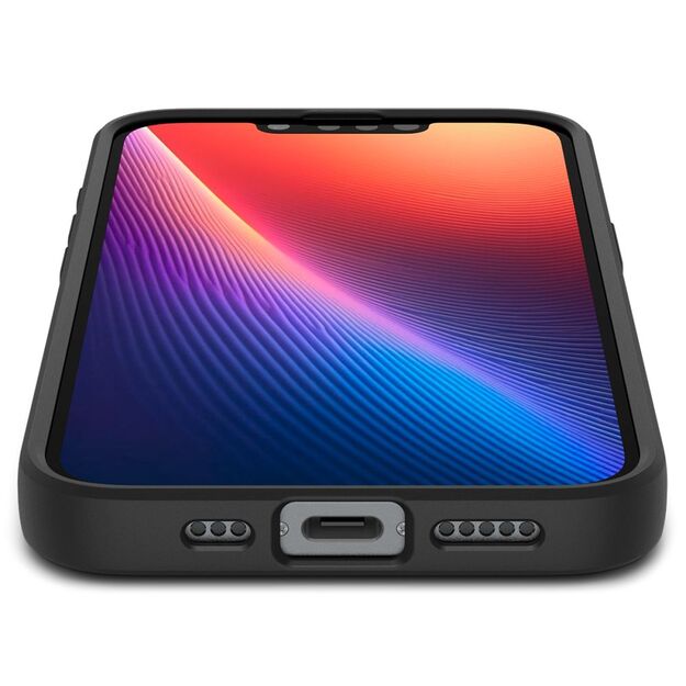Spigen Liquid Air iPhone 16e Case - Matte Black 7