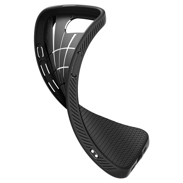 Spigen Liquid Air iPhone 16e Case - Matte Black 10