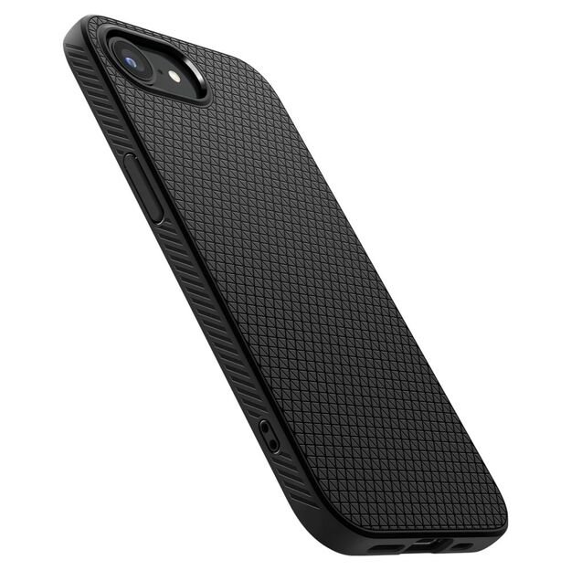 Spigen Liquid Air iPhone 16e Case - Matte Black 11