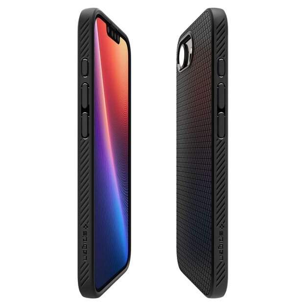 Spigen Liquid Air iPhone 16e Case - Matte Black 12