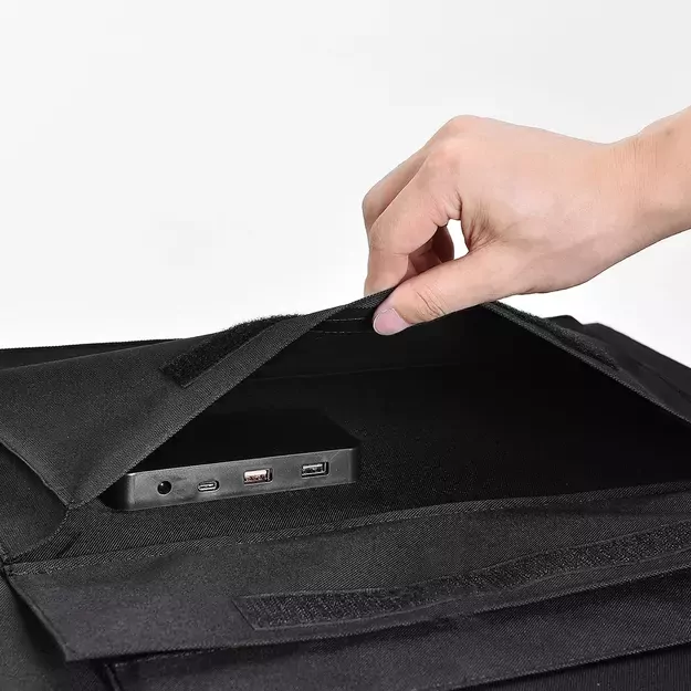 Choetech SC008 solar foldable charger 120W DC / USB-C / 2x USB-A - black 10