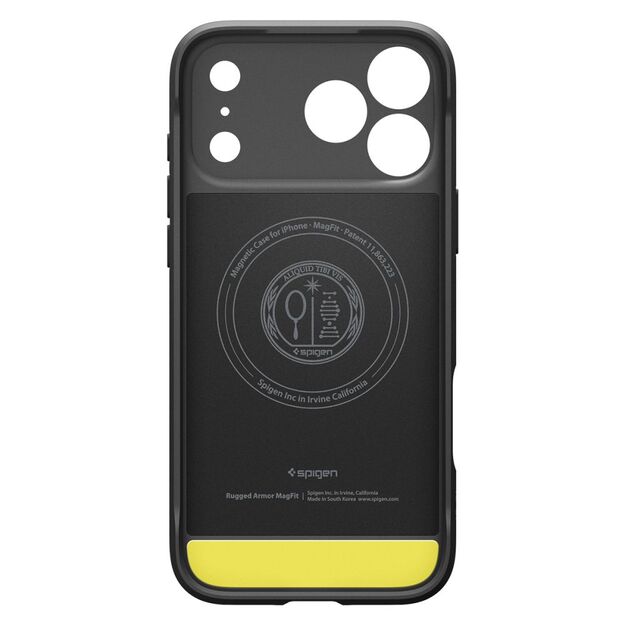 Spigen Rugged Armor Mag MagSafe Case for iPhone 17 Pro - Matte Black 5