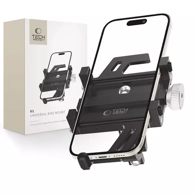 Tech-Protect V1 Universal Bike Phone Holder - Black