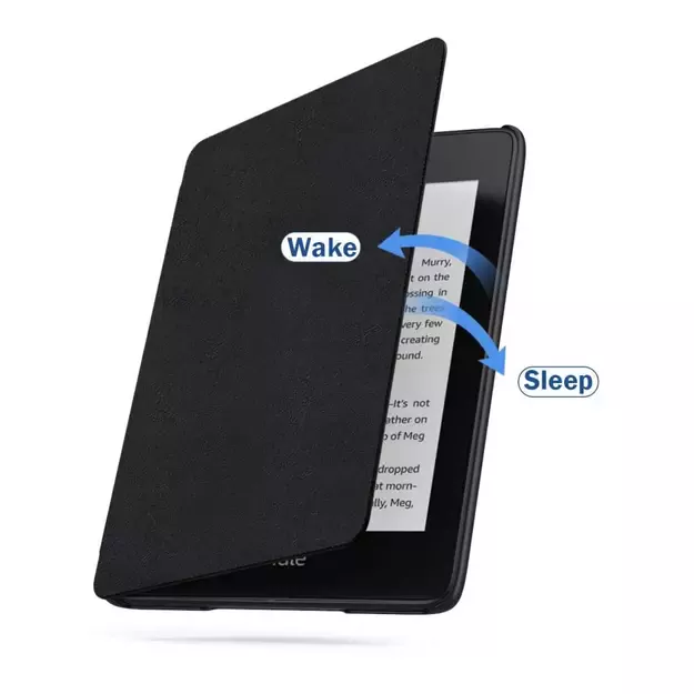 Tech-Protect SmartCase for Kindle Paperwhite V / 5 / Signature Edition - Blue with Sakura Flowers 8