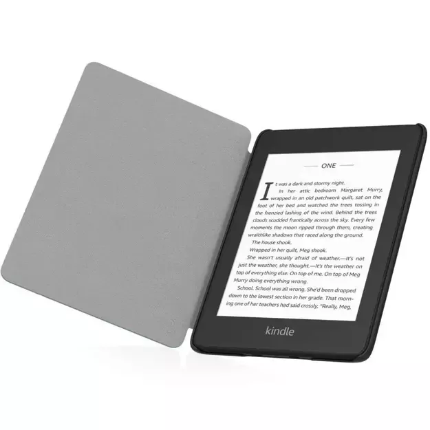 Tech-Protect SmartCase for Kindle Paperwhite V / 5 / Signature Edition - Blue with Sakura Flowers 12