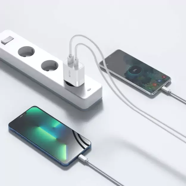Tech-Protect C30W charger USB-C PD 30W / USB-A QC 3.0 - white 12