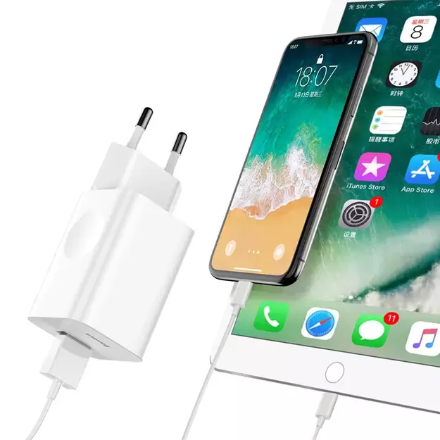 Baseus Charging Quick Charger CCALL-BX02 USB-A 24W QC 3.0 Network Charger - White 5