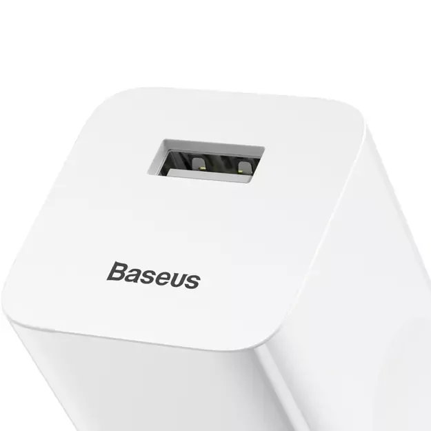 Baseus Charging Quick Charger CCALL-BX02 USB-A 24W QC 3.0 Network Charger - White 6
