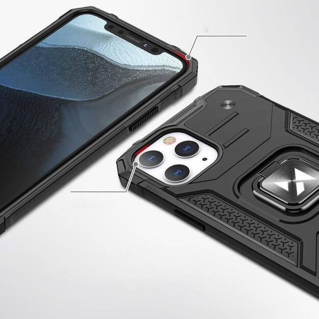 Wozinsky Ring Armor Case Kickstand Tough Rugged Cover for iPhone 13 Pro Max silver 9