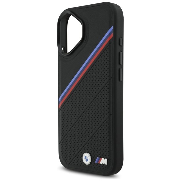BMW M Tricolor Metal Logo MagSafe Case for iPhone 17 - Black 5