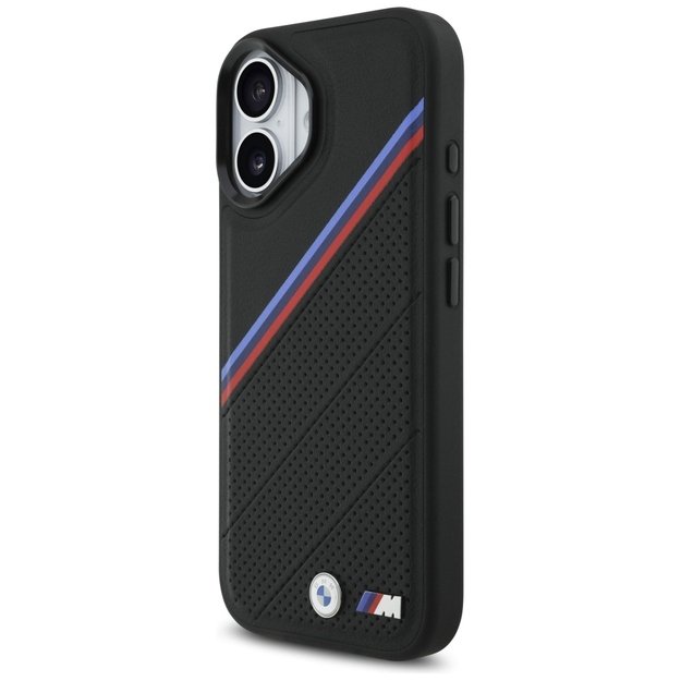 BMW M Tricolor Metal Logo MagSafe Case for iPhone 17 - Black 1