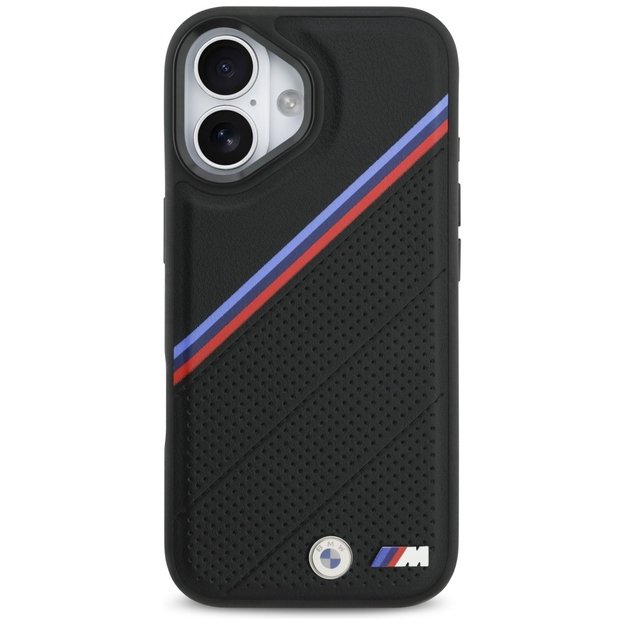 BMW M Tricolor Metal Logo MagSafe Case for iPhone 17 - Black 2