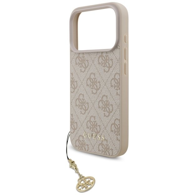 Guess 4G Charms Collection MagSafe Case for iPhone 17 Pro - Pink 4
