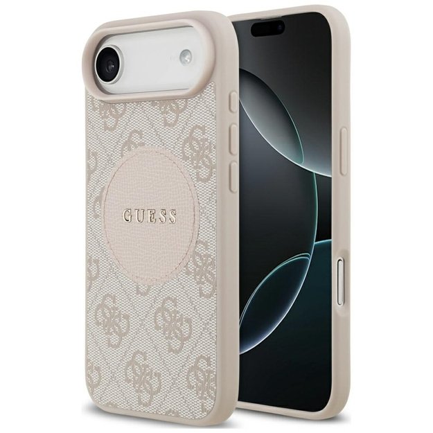 Guess 4G Circle Classic Logo MagSafe case for iPhone Air - pink
