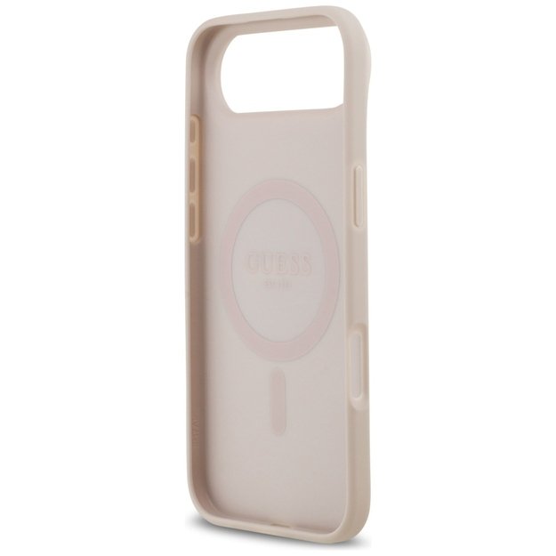 Guess 4G Circle Classic Logo MagSafe case for iPhone Air - pink 6