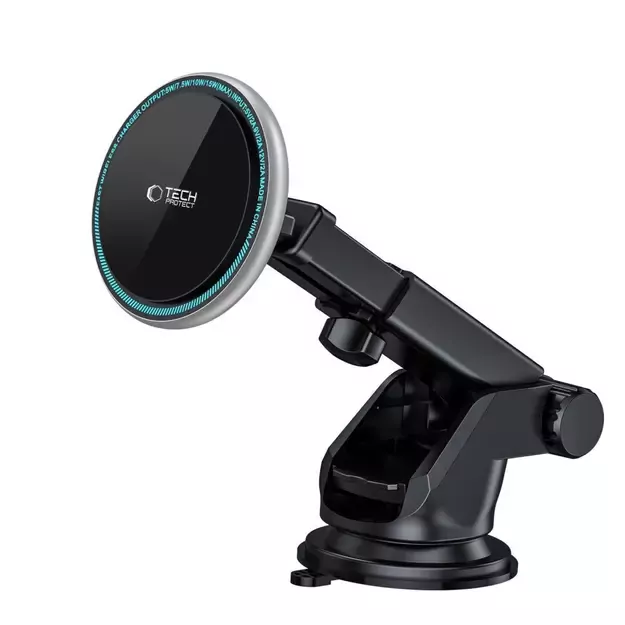 Tech-Protect A2 Car Phone Holder with MagSafe 15W Inductive Charger for Cockpit - Black 7