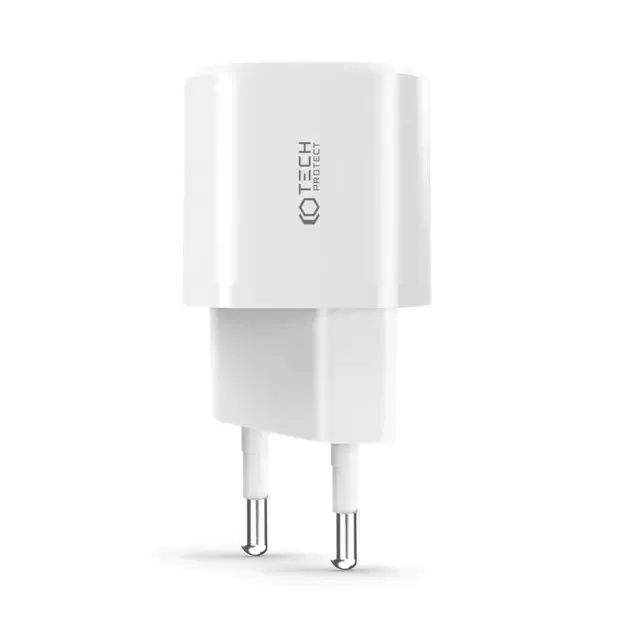 Tech-Protect C20W charger mini USB-C PD 20W / USB-A QC 3.0 - black 6