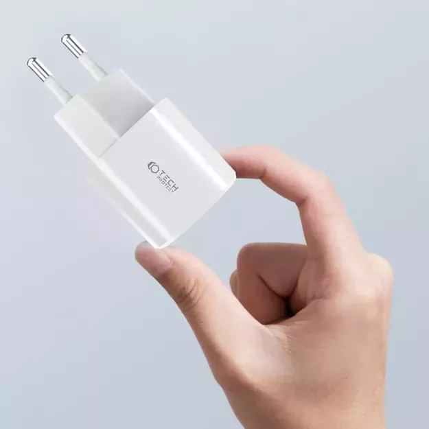 Tech-Protect C20W charger mini USB-C PD 20W / USB-A QC 3.0 - black 10