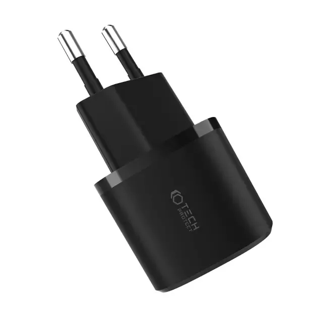 Tech-Protect C20W charger mini USB-C PD 20W / USB-A QC 3.0 - black 7