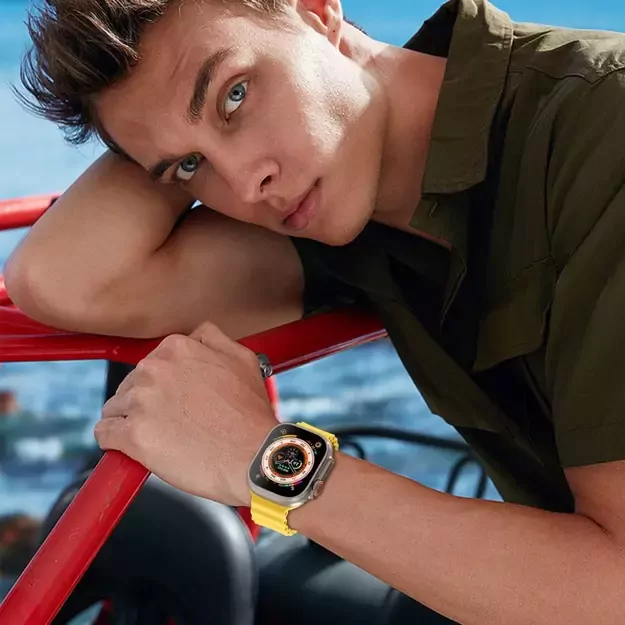 Tech-Protect IconBand Pro Strap for Apple Watch 4 / 5 / 6 / 7 / 8 / 9 / SE / Ultra 1 / 2 (42/44/45/49 mm) - Yellow 7