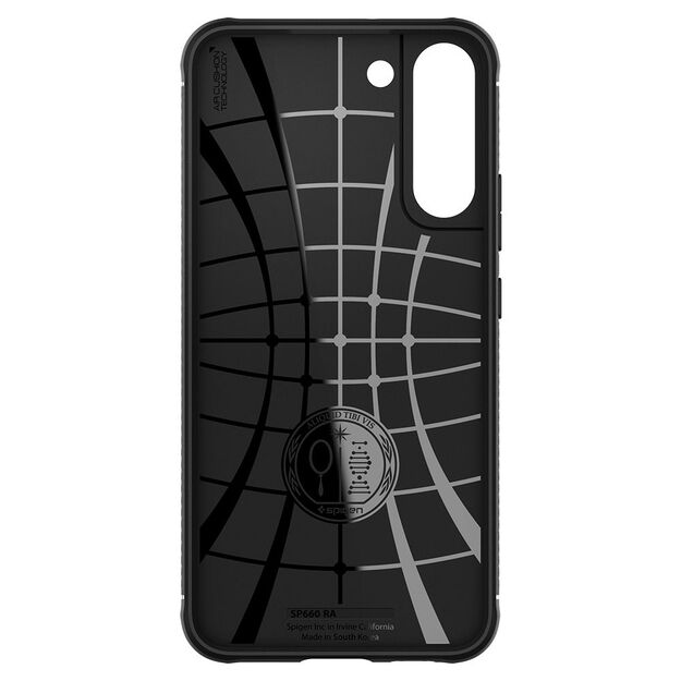 Spigen Rugged Armor Case for Samsung Galaxy S22 - Matte Black 3