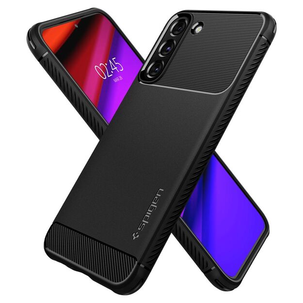 Spigen Rugged Armor Case for Samsung Galaxy S22 - Matte Black 11