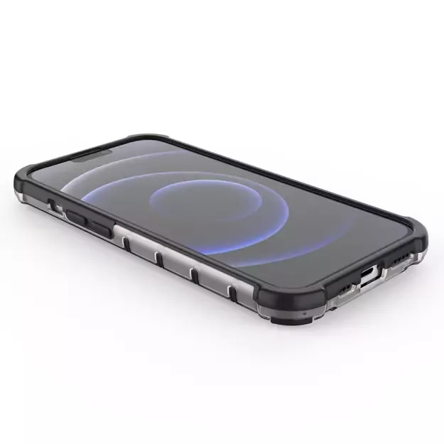 Honeycomb Case armor cover with TPU Bumper for iPhone 13 Pro green 11