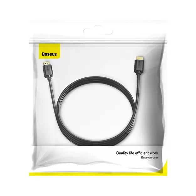 Baseus Cable HDMI 2.0 4K 60 Hz 3D HDR 18 Gbps 3 m black (CAKGQ-C01) 19