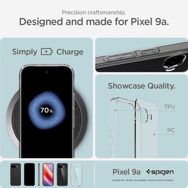 Spigen Ultra Hybrid Case for Google Pixel 9A - Clear 13