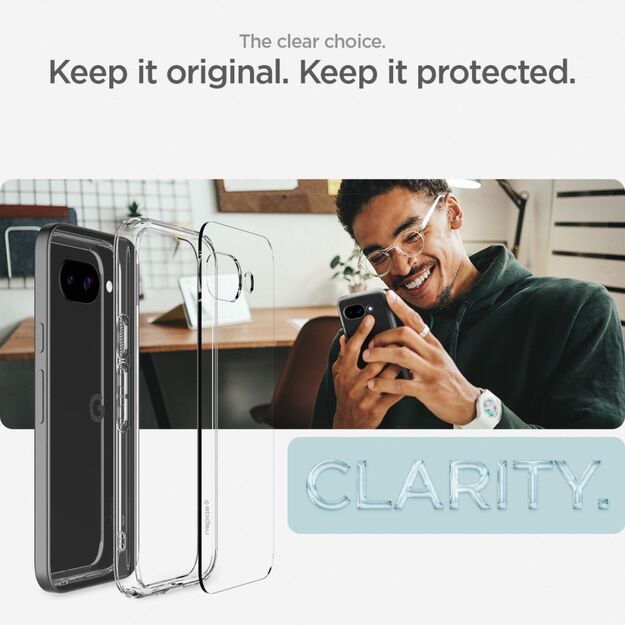 Spigen Ultra Hybrid Case for Google Pixel 9A - Clear 9
