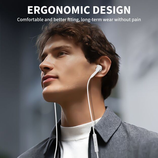 Tech-Protect Ultraboost Core G2 Lightning Headphones - White 5